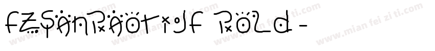FZSanBaoTiJF Bold字体转换